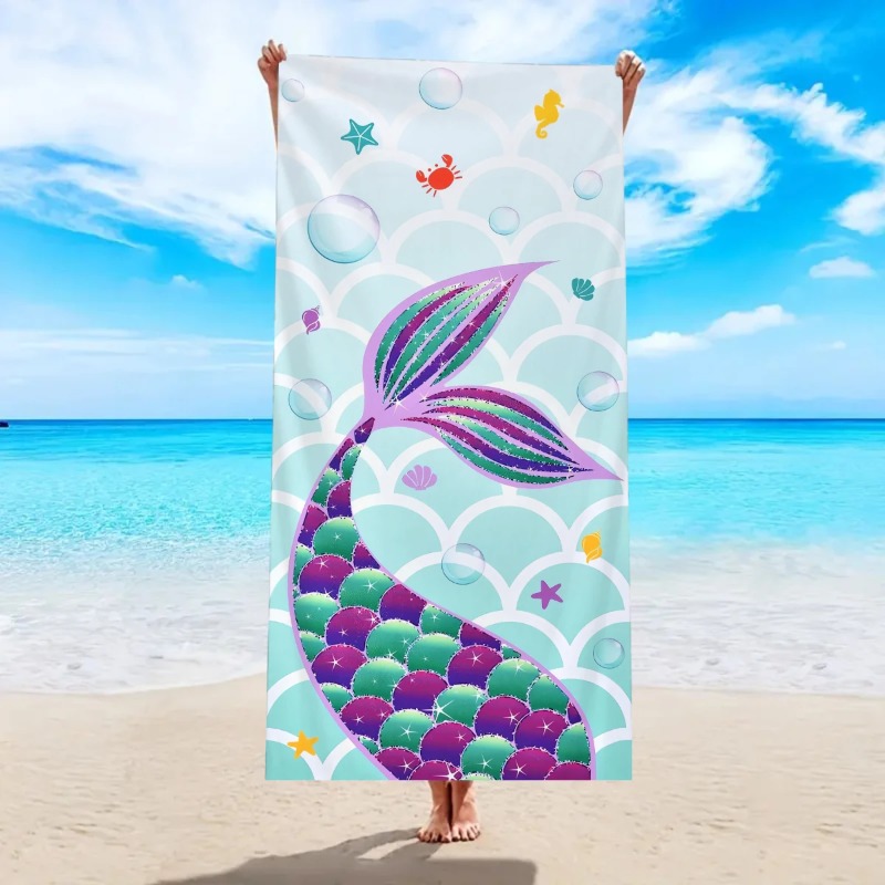 Beach Towel Large - ผ้าขนหนูชายหาดลายสัตว์ขนาดใหญ่ 150/178 ซม. 1 ผืน ผลิตจากเส้นใยละเอียดพิเศษ