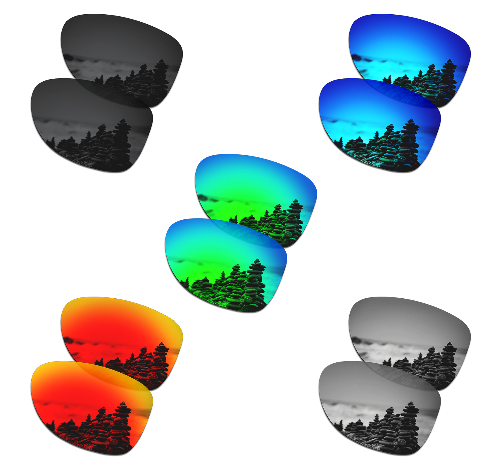 Sunglasses Aviator Polarized - เลนส์เปลี่ยนเลนส์โพลาไรซ์ SmartVLT เข้ากันได้กับแว่นกันแดด RayBan RB3025-62 Aviator
