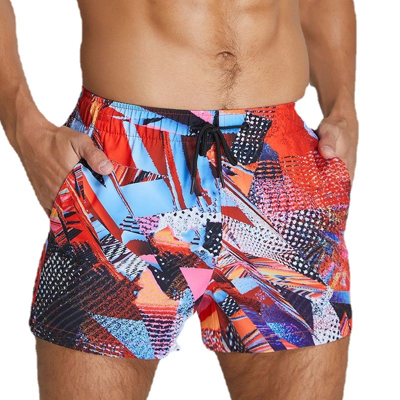 Trunks Board Surf - พิมพ์ Seabean Boardshorts Men ชุดว่ายน้ำชายหาด Surf