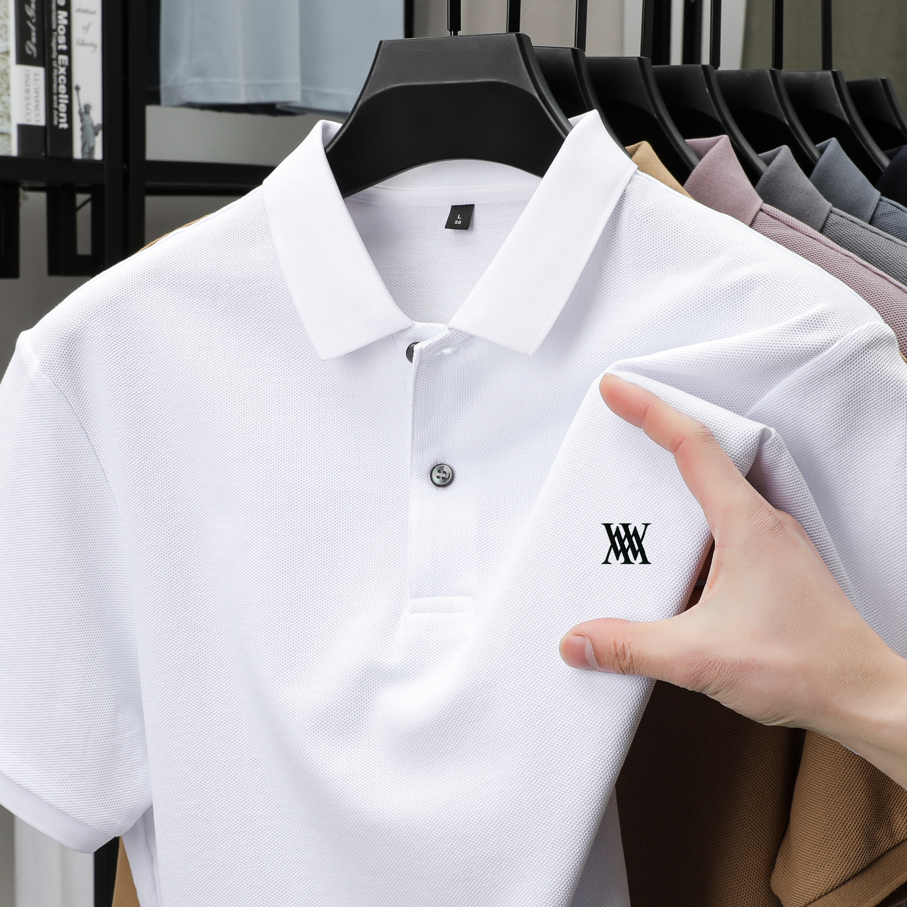 Polo Shirt Pique - เสื้อโปโลคอกลมผู้ชาย รุ่นคลาสสิก ผ้าปิเก้เนื้อนุ่มพรีเมียม แขนสั้น มีหลายสีให้เลือก