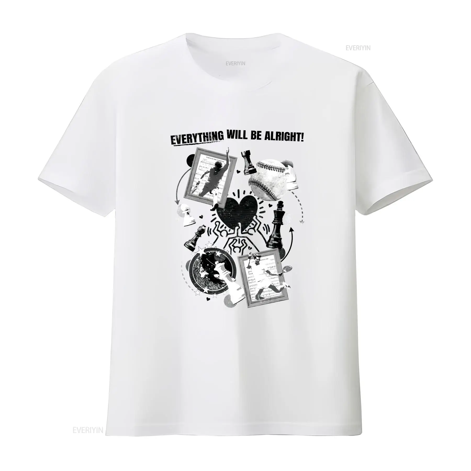 Tee Graphic Print - เสื้อยืดลายกราฟิกสไตล์วินเทจจาก Falsettos Musical ลุคสตรีทแวร์เท่ๆ สวมใส่สบาย ดูดีเล็กน้อย