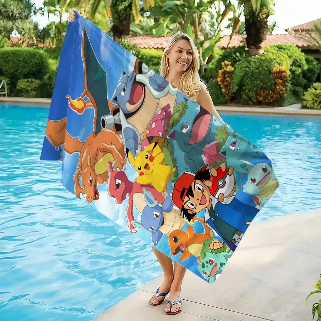 ผ้าขนหนูชายหาดไมโครไฟเบอร์โปเก - Beach Towel Large บทวิจารณ์และราคา