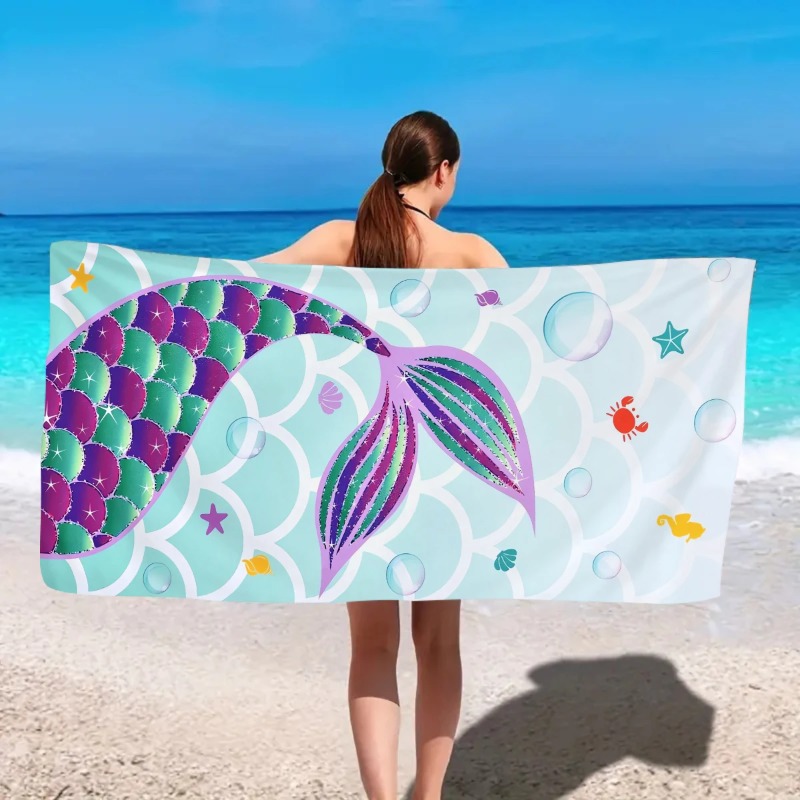 ผ้าขนหนูชายหาดลายสัตว์ขนาดใหญ่ - Beach Towel Large บทวิจารณ์และราคา