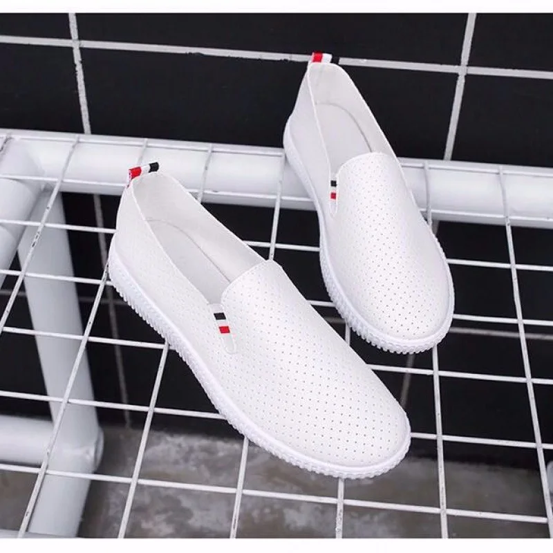 ผู้หญิงรองเท้าผ้าใบสีขาวรองเท้ - Espadrille Slip On บทวิจารณ์และราคา