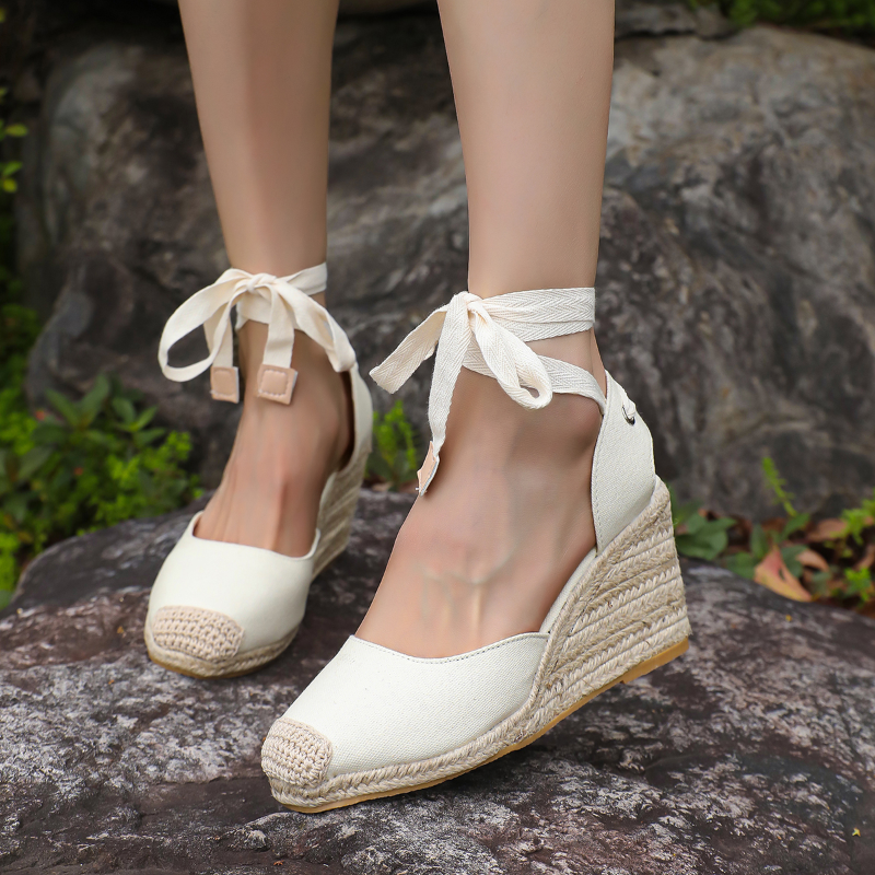 รองเท้าส้นเตารีดสำหรับผู้หญิงแ - Espadrille Slip On บทวิจารณ์และราคา