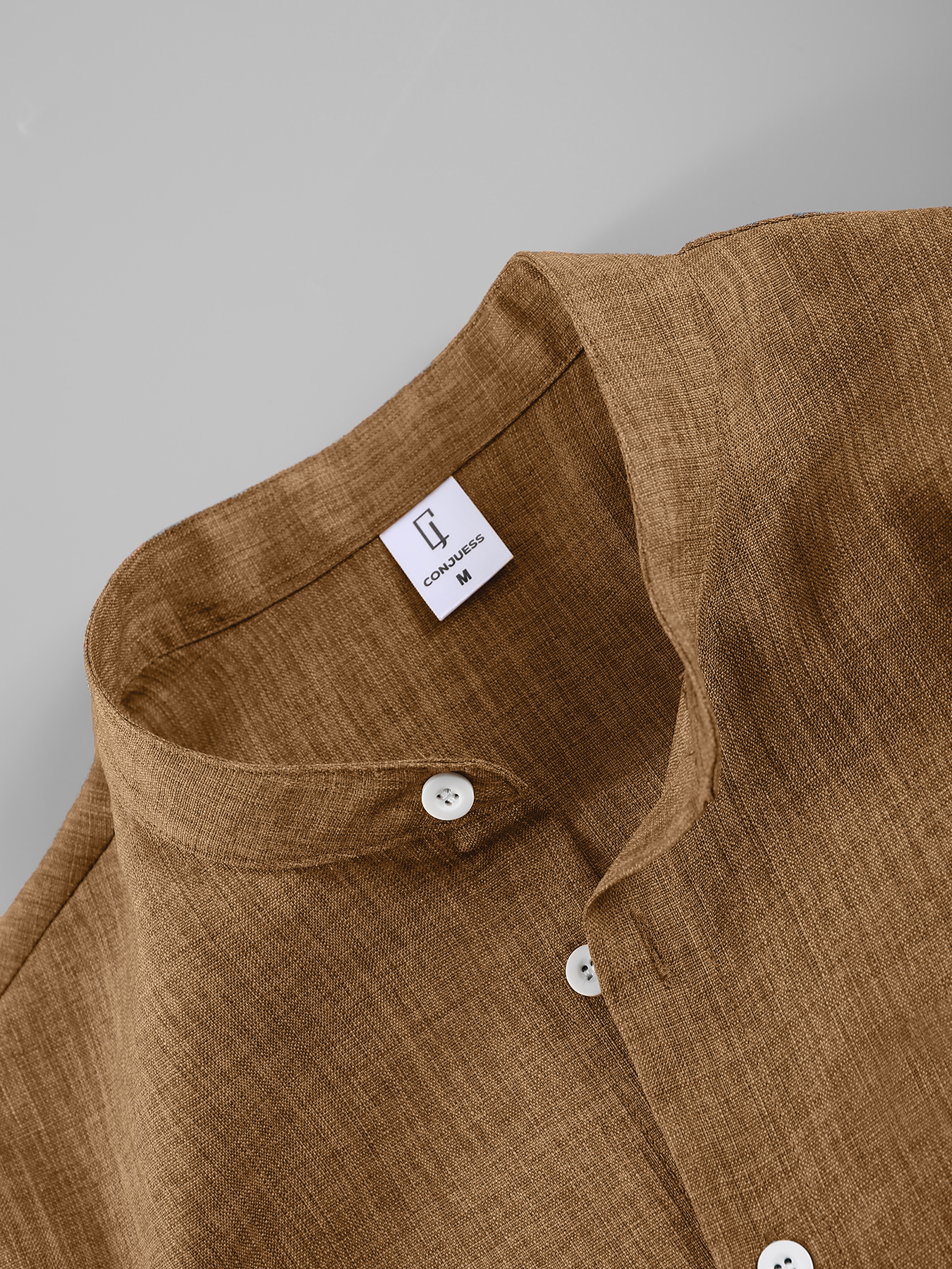ชุดลำลองฤดูร้อนสำหรับผู้ชาย เส - Linen Shirt Breathable บทวิจารณ์และราคา