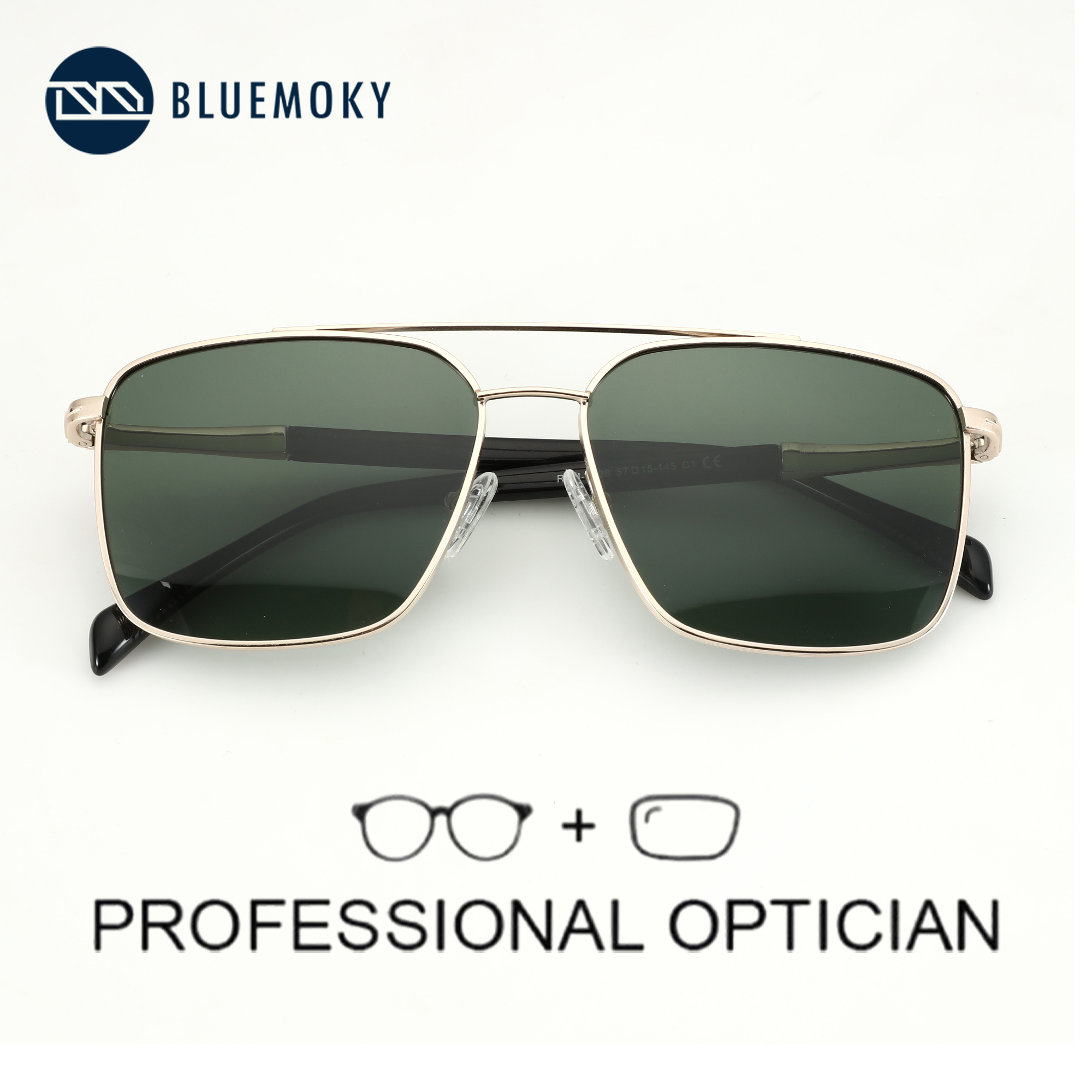 BLUEMOKY L ขนาดแฟชั่นโลหะ Avia - Sunglasses Aviator Polarized บทวิจารณ์และราคา