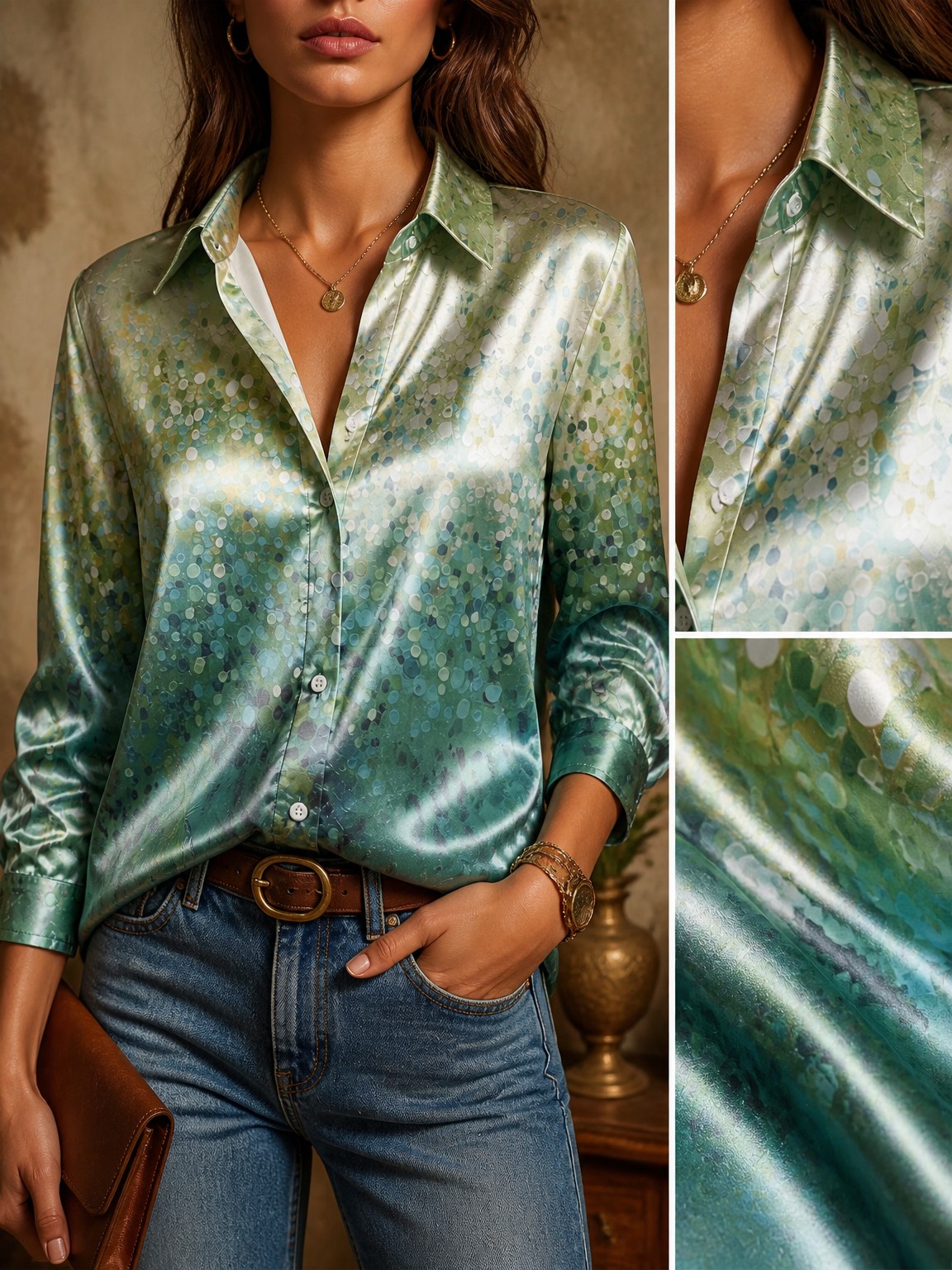 เสื้อคาร์ดิแกนแขนยาวพิมพ์ลายดอ - Resort Shirt Floral บทวิจารณ์และราคา