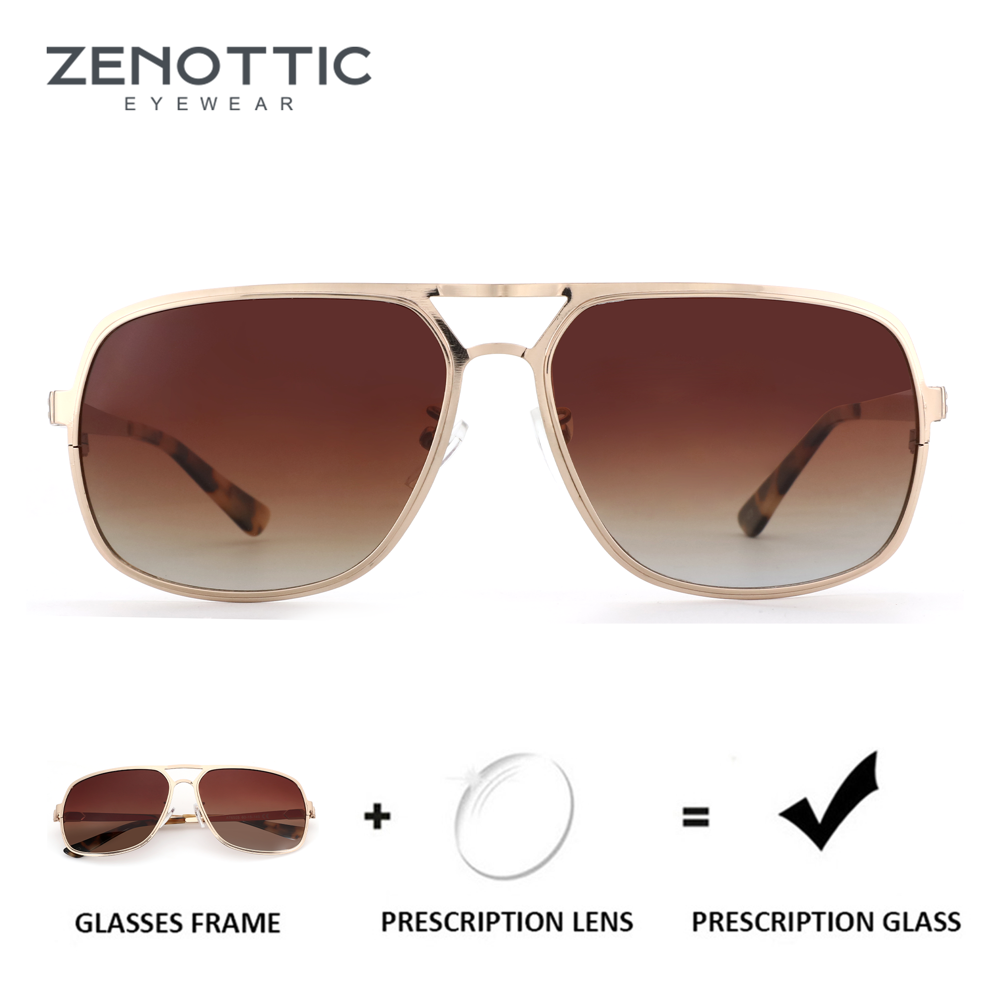 ZENOTTIC (ขนาด XL) แว่นกันแดดโ - Sunglasses Aviator Polarized บทวิจารณ์และราคา