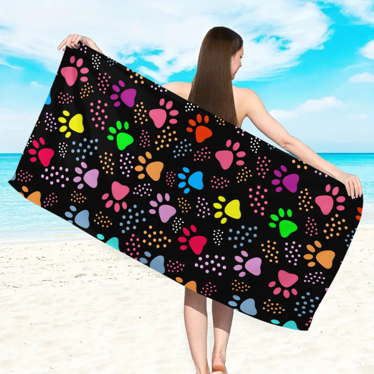 ผ้าขนหนูชายหาดขนาดใหญ่โบฮีเมีย - Beach Towel Large บทวิจารณ์และราคา