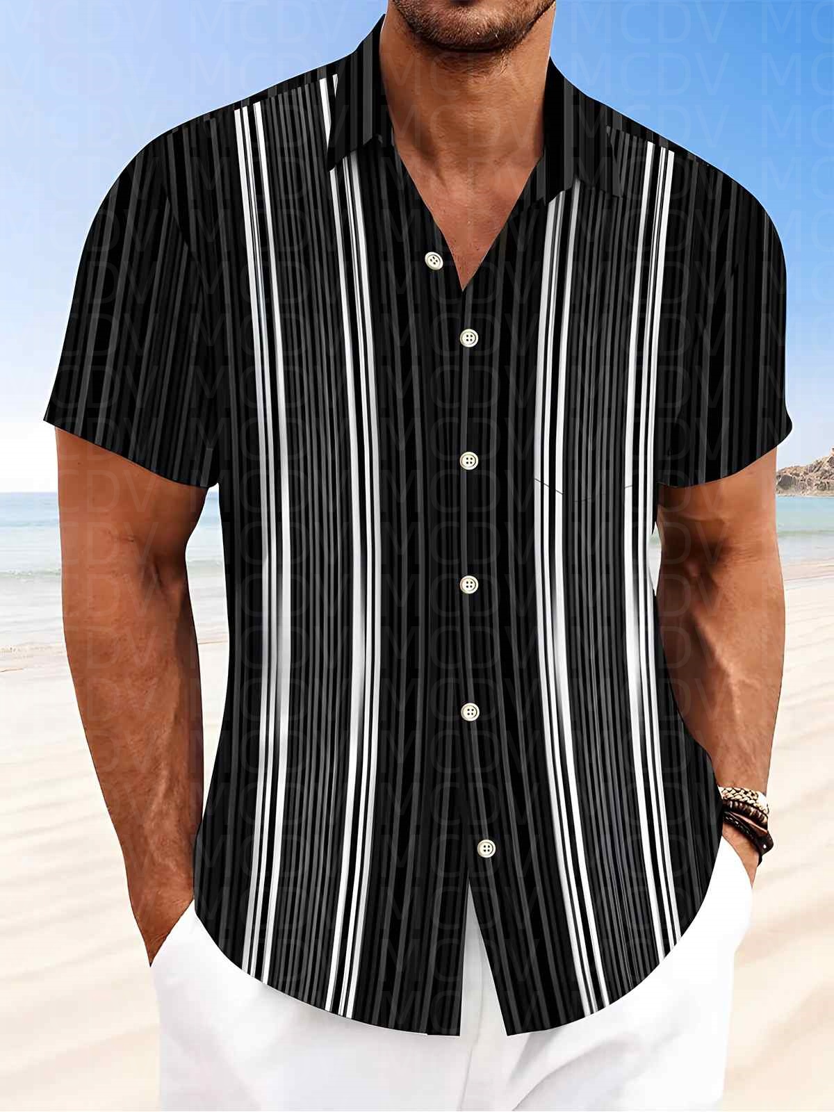 เสื้อเชิ้ตฮาวายลายอาหารสำหรับผ - Shirt Camp Collar บทวิจารณ์และราคา