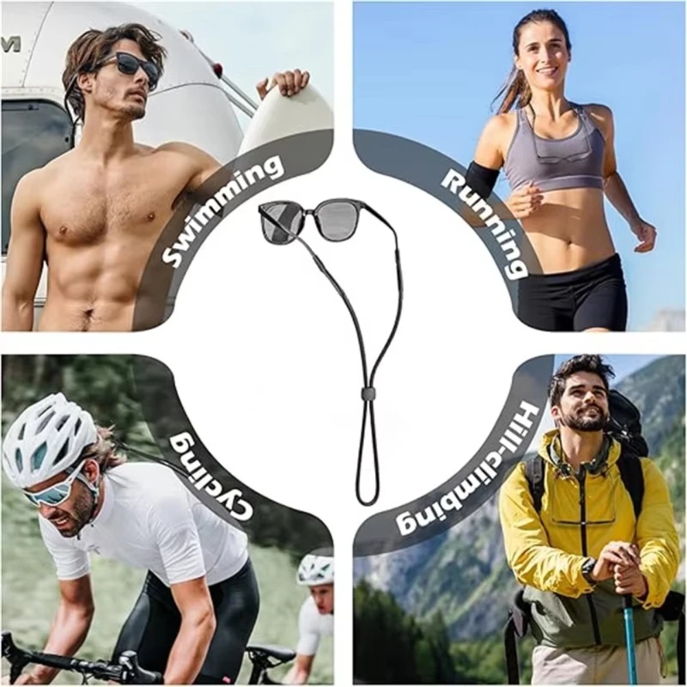 สายคล้องแว่นตาสำหรับกีฬา 1 ชิ้ - Sunglass Retainer Cord บทวิจารณ์และราคา