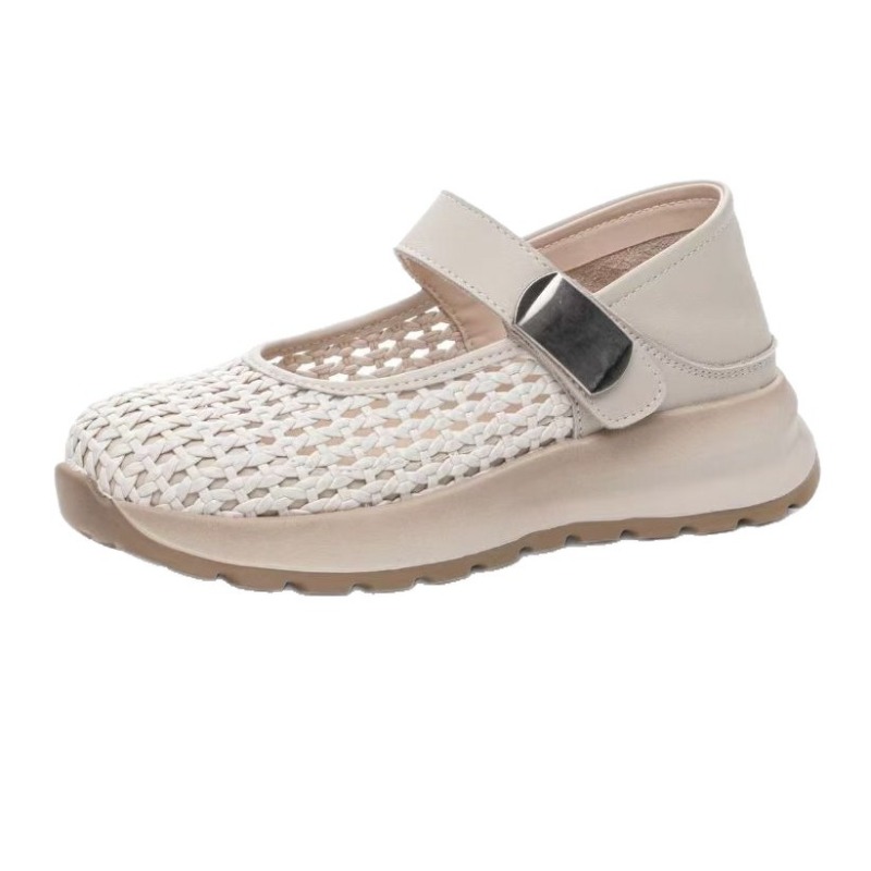 รองเท้าสตรีแบบสวม หนังแท้ ตกแต - Espadrille Slip On บทวิจารณ์และราคา