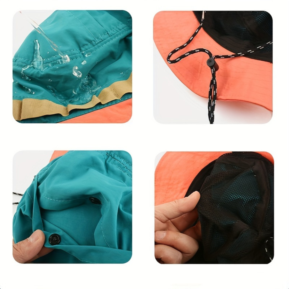 หมวกชาวประมงแบบพับได้แห้งเร็วส - Packable Hat Nylon บทวิจารณ์และราคา