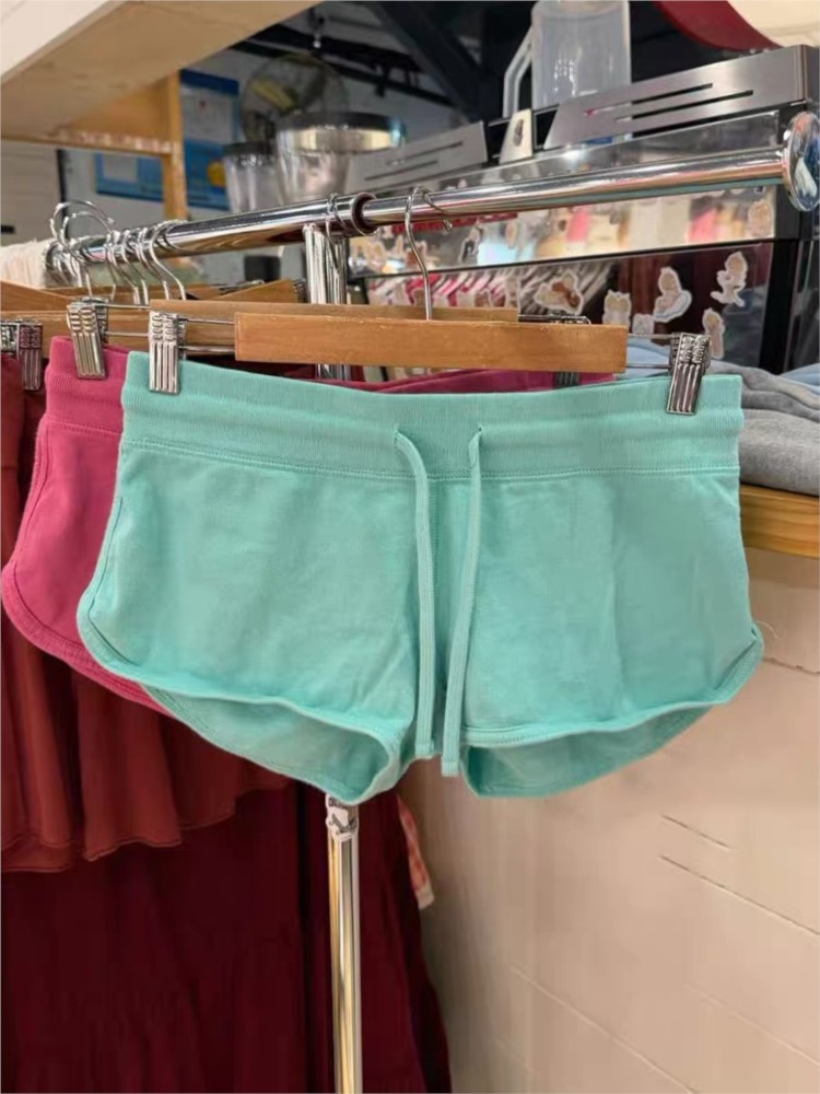 กางเกงขาสั้นผ้าฝ้ายสีหวานสไตล์ - Short Linen Drawstring บทวิจารณ์และราคา