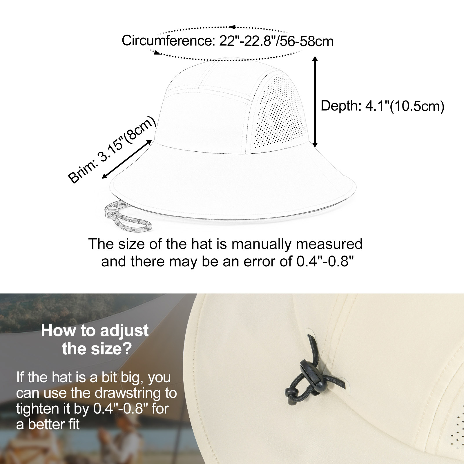 หมวกกันแดด FEINION สำหรับผู้หญ - Packable Hat Nylon บทวิจารณ์และราคา
