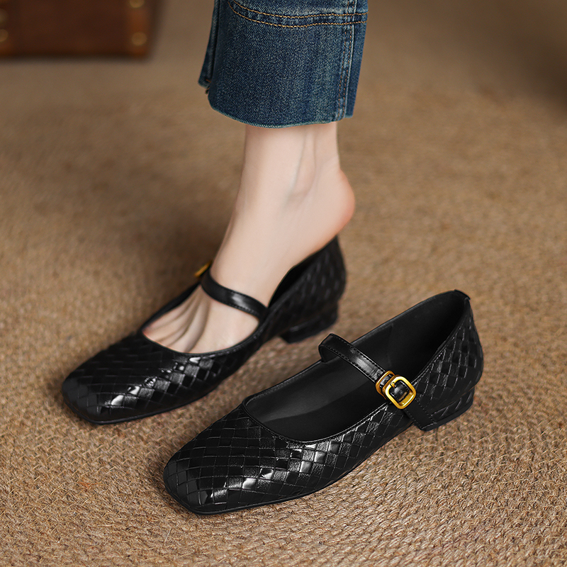 ทอด้านล่างแบน Mary Jane รองเท้ - Casual Sandal Leather บทวิจารณ์และราคา