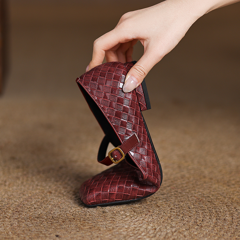 ทอด้านล่างแบน Mary Jane รองเท้ - Casual Sandal Leather บทวิจารณ์และราคา