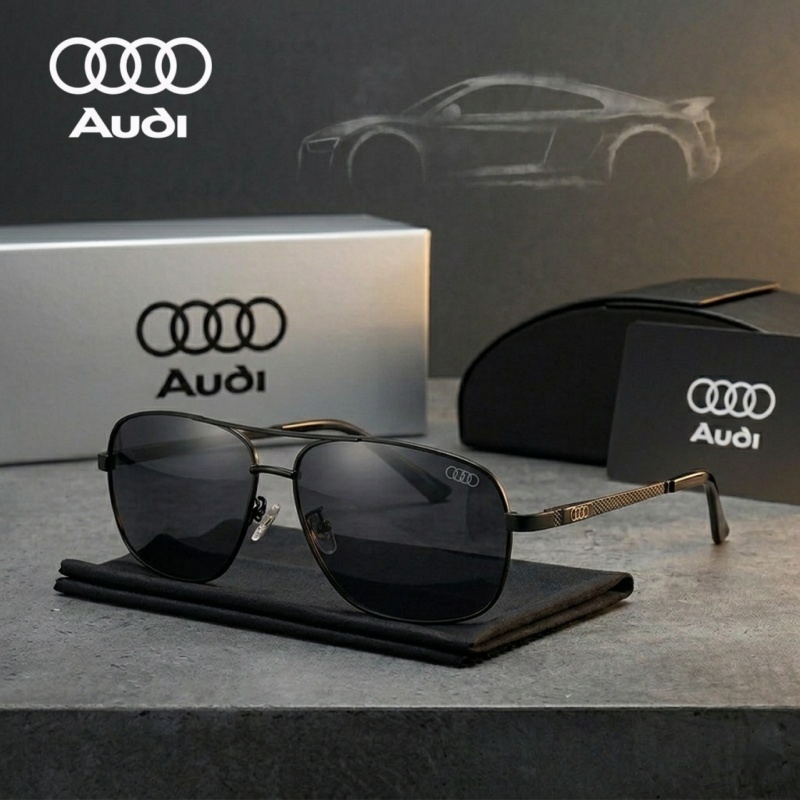แว่นกันแดด AUDI สุดหรู ทรงสี่เ - Sunglasses Aviator Polarized บทวิจารณ์และราคา