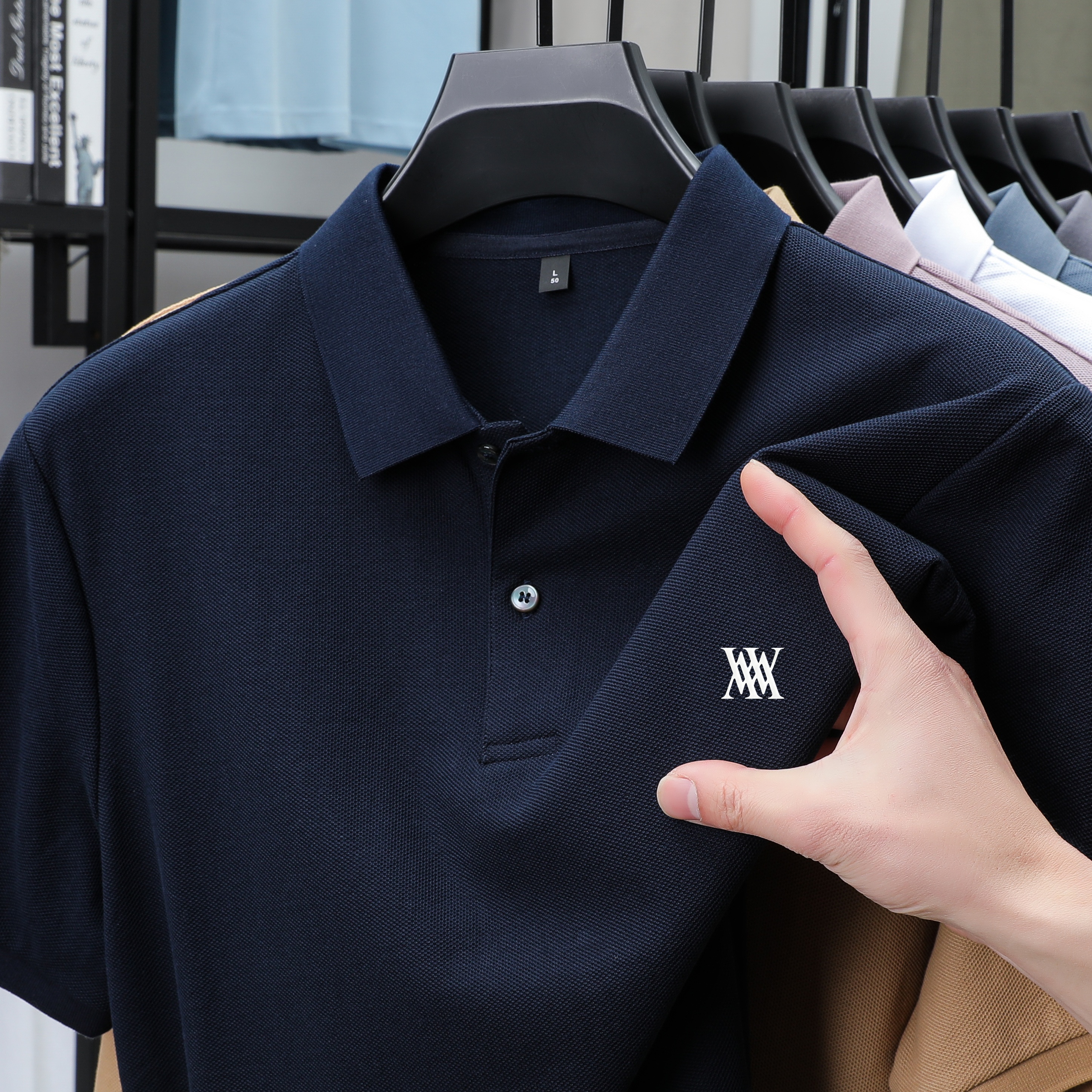 เสื้อโปโลคอกลมผู้ชาย รุ่นคลาสส - Polo Shirt Pique บทวิจารณ์และราคา