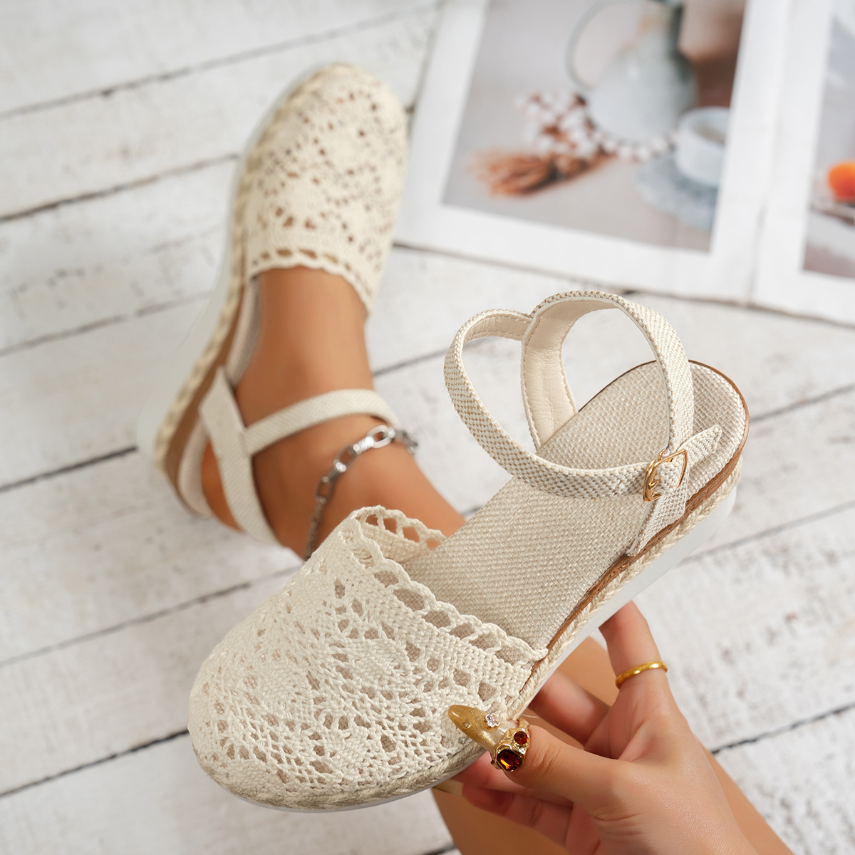 รองเท้าส้นเตารีดผู้หญิง 2025 ฤ - Espadrille Slip On บทวิจารณ์และราคา