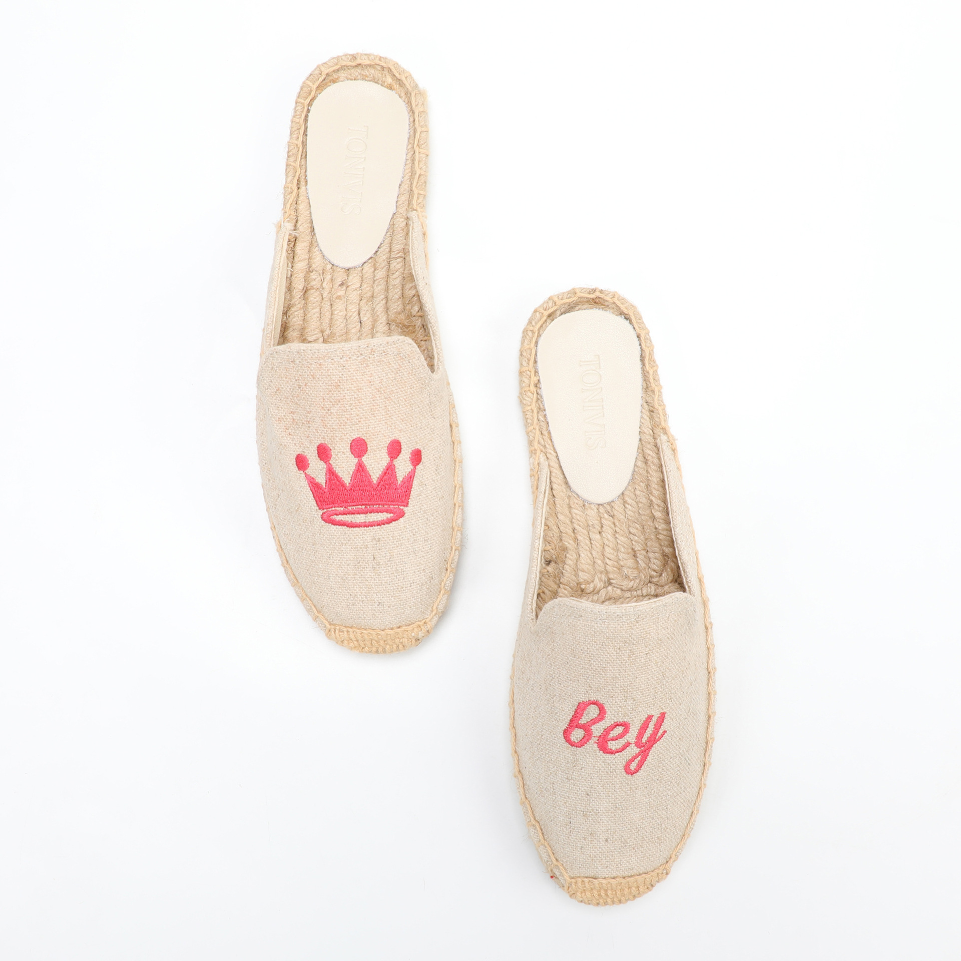 รองเท้าสลิปเปอร์ผ้าลินินปักลาย - Espadrille Slip On บทวิจารณ์และราคา