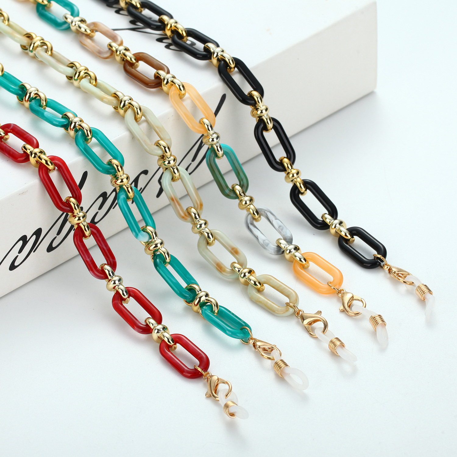สายคล้องแว่นตาอะคริลิคสีอำพัน  - Sunglass Retainer Cord บทวิจารณ์และราคา
