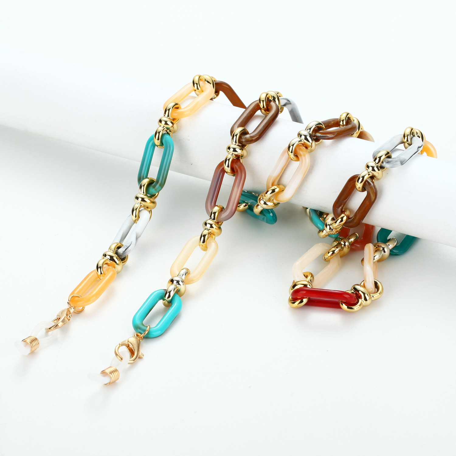 สายคล้องแว่นตาอะคริลิคสีอำพัน  - Sunglass Retainer Cord บทวิจารณ์และราคา