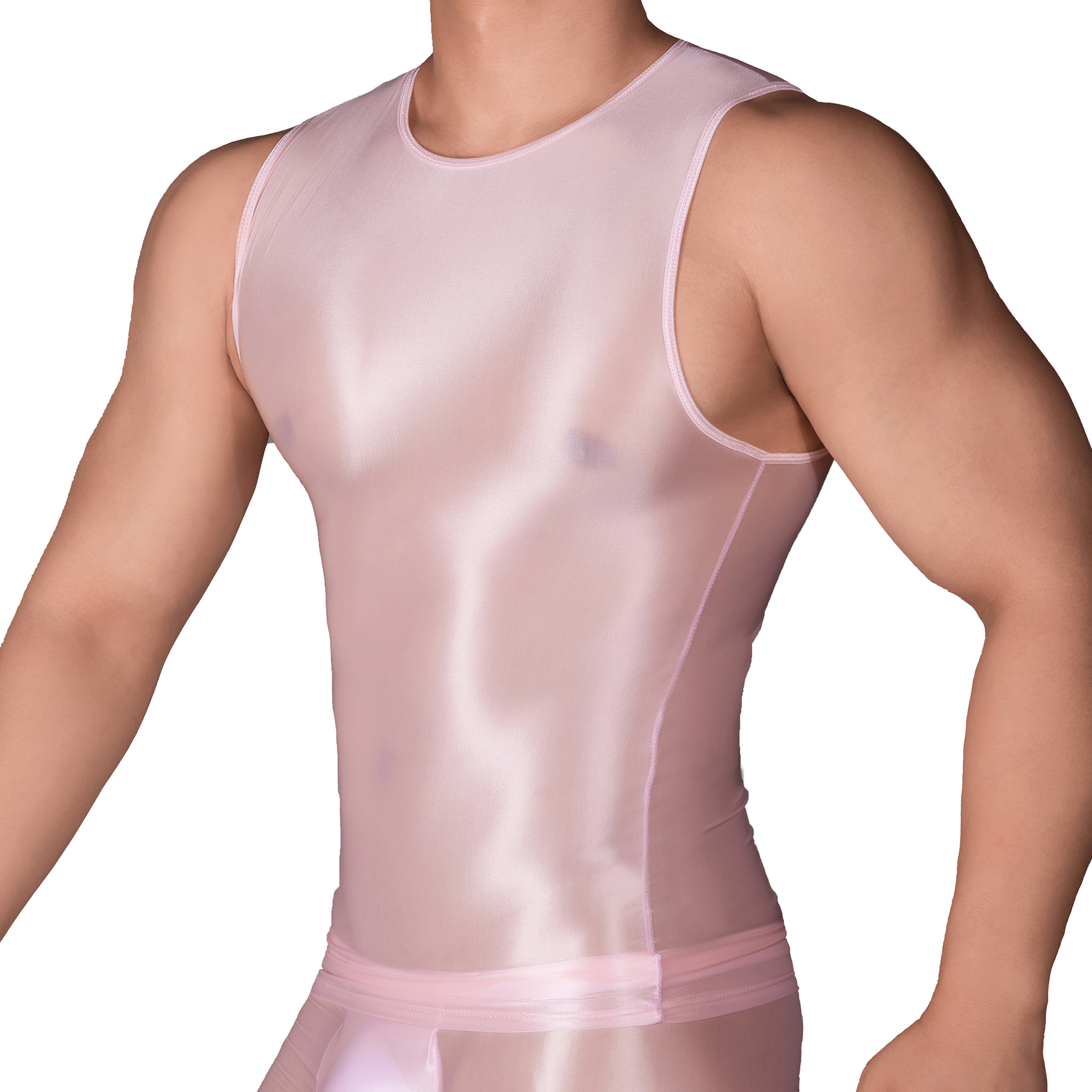 เสื้อยืดแขนกุดผู้ชายสีพื้น ทรง - Tank Top Muscle บทวิจารณ์และราคา