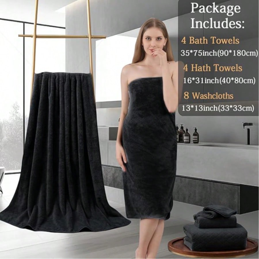 ชุดผ้าขนหนูอาบน้ำขนาดใหญ่พิเศษ - Beach Towel Large บทวิจารณ์และราคา