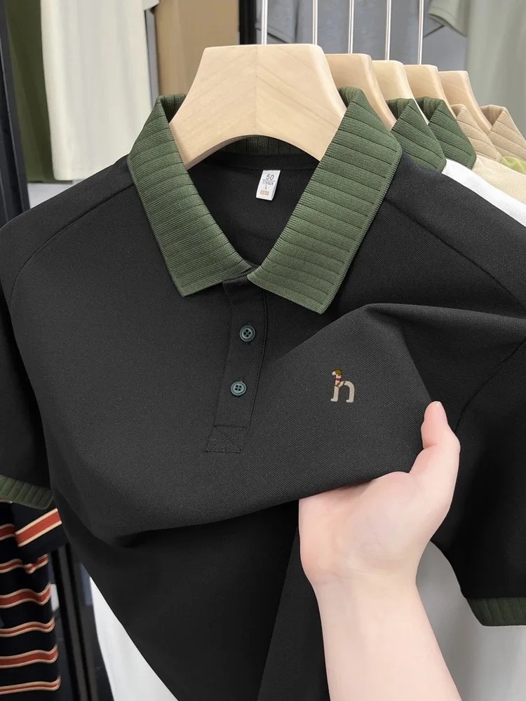 เสื้อโปโลแขนสั้นผู้ชายแบรนด์หร - Polo Shirt Pique บทวิจารณ์และราคา
