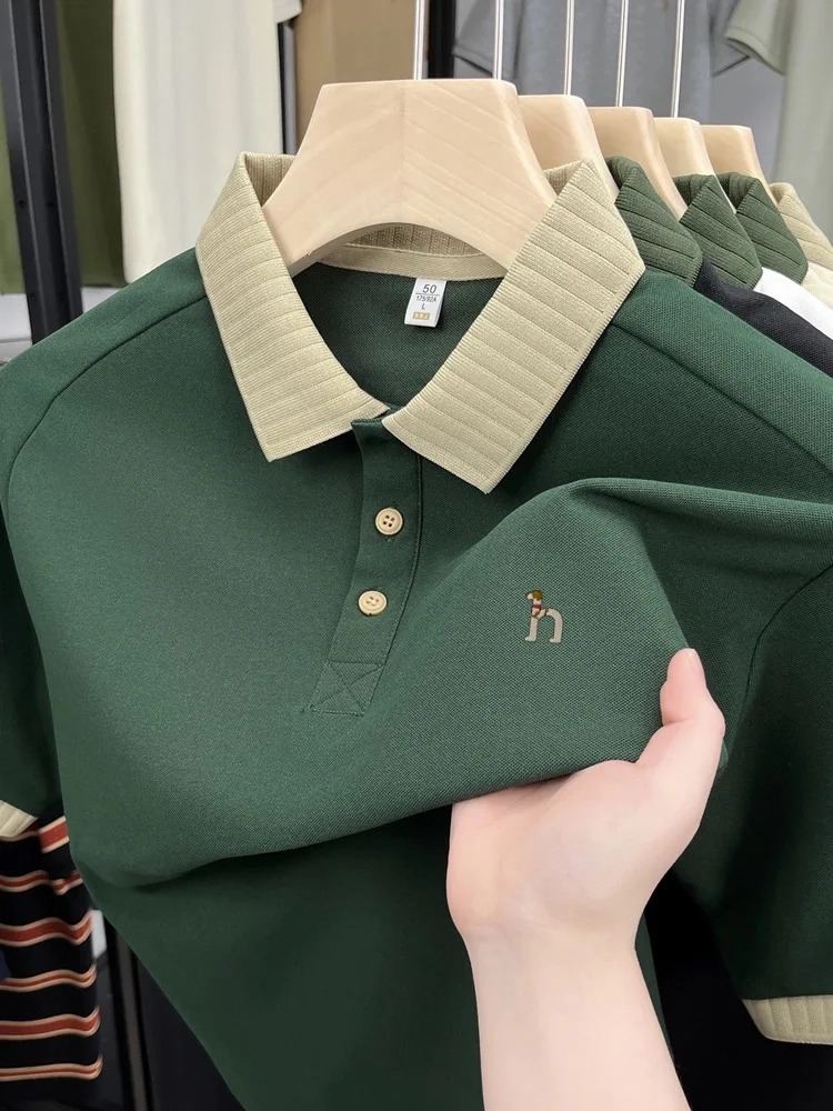 เสื้อโปโลแขนสั้นผู้ชายแบรนด์หร - Polo Shirt Pique บทวิจารณ์และราคา