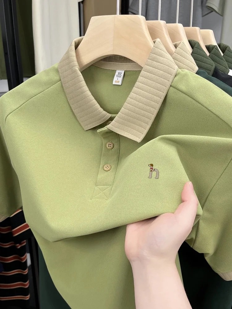 เสื้อโปโลแขนสั้นผู้ชายแบรนด์หร - Polo Shirt Pique บทวิจารณ์และราคา