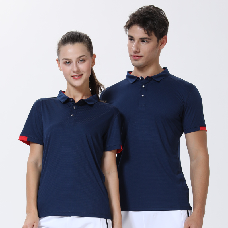 เสื้อโปโลกีฬาแบบแห้งเร็วออกแบบ - Polo Shirt Pique บทวิจารณ์และราคา
