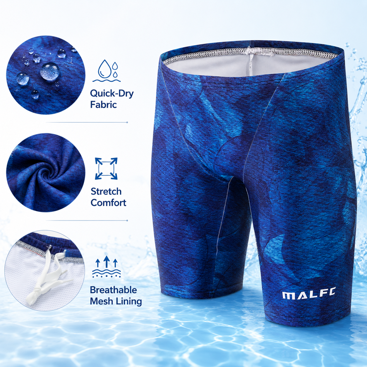 กางเกงว่ายน้ำชาย MALFC รุ่น Su - Swim Trunk Quick Dry บทวิจารณ์และราคา