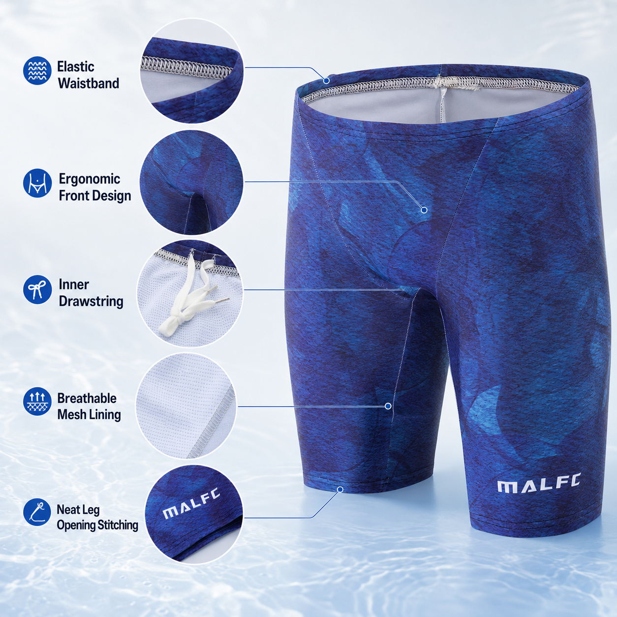 กางเกงว่ายน้ำชาย MALFC รุ่น Su - Swim Trunk Quick Dry บทวิจารณ์และราคา