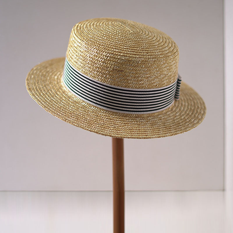 หมวกนักพายเรือปีกกว้างหมวกฟางท - Bucket Hat Straw บทวิจารณ์และราคา
