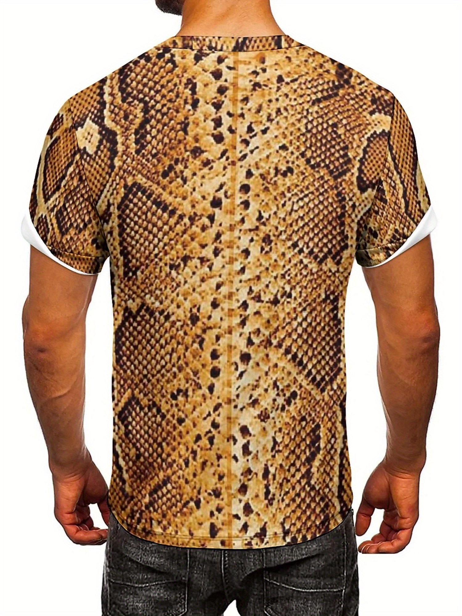 เสื้อยืดกราฟิกงูพิมพ์ลาย 3D สำ - Tee Graphic Print บทวิจารณ์และราคา