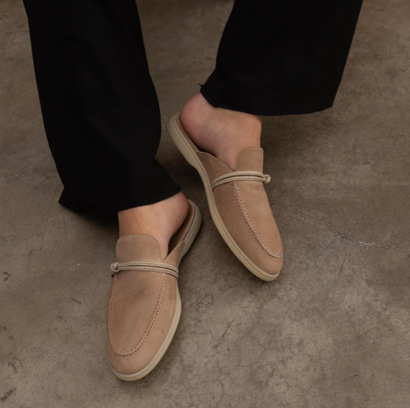 รองเท้าโลฟเฟอร์ผู้ชาย ดีไซน์หร - Flip Flop Leather Men บทวิจารณ์และราคา