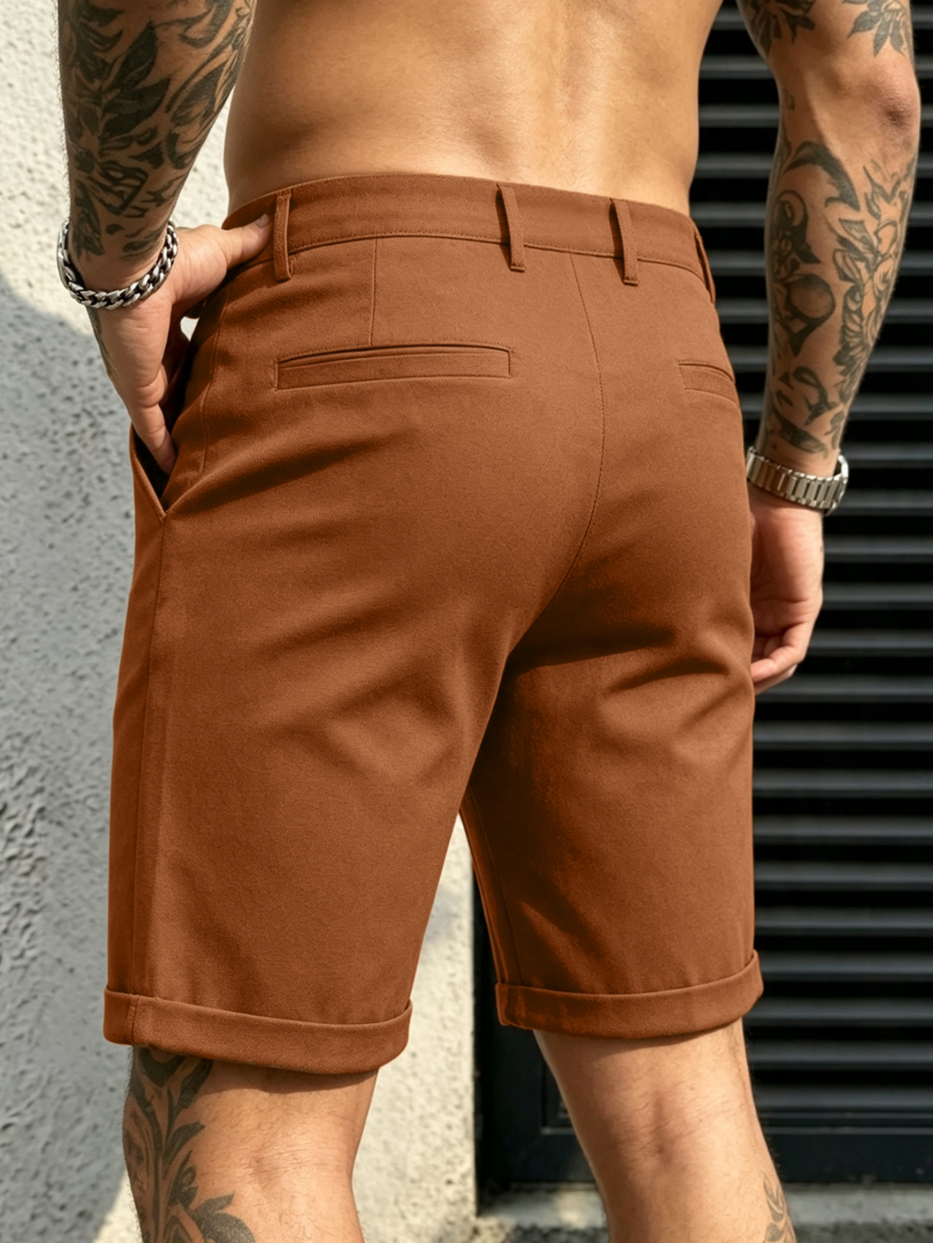 กางเกงขาสั้นทรงสลิมฟิตสำหรับผู - Shorts Chino Slim บทวิจารณ์และราคา
