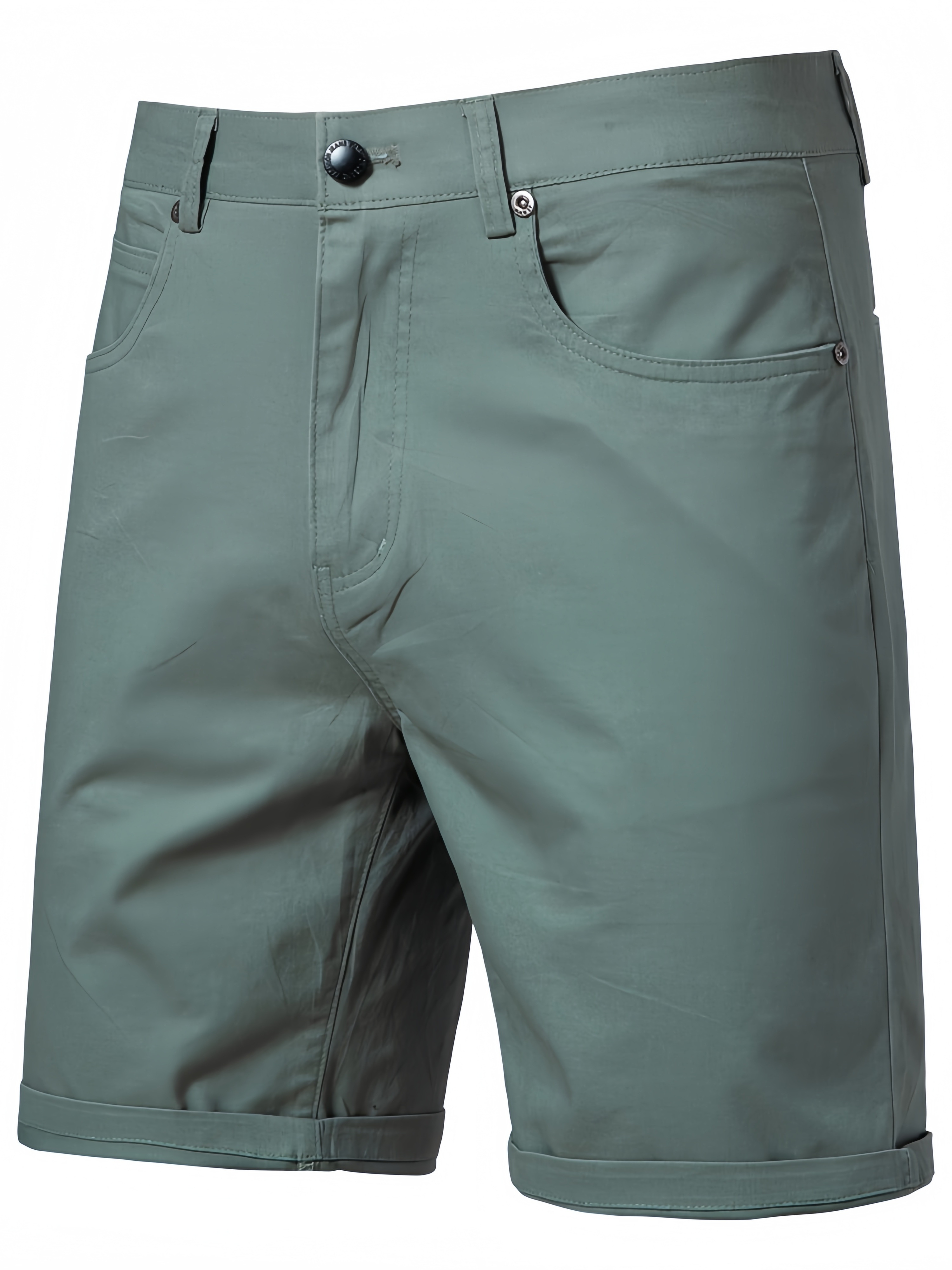 กางเกงขาสั้นผ้าฝ้ายลำลองสำหรับ - Shorts Chino Slim บทวิจารณ์และราคา