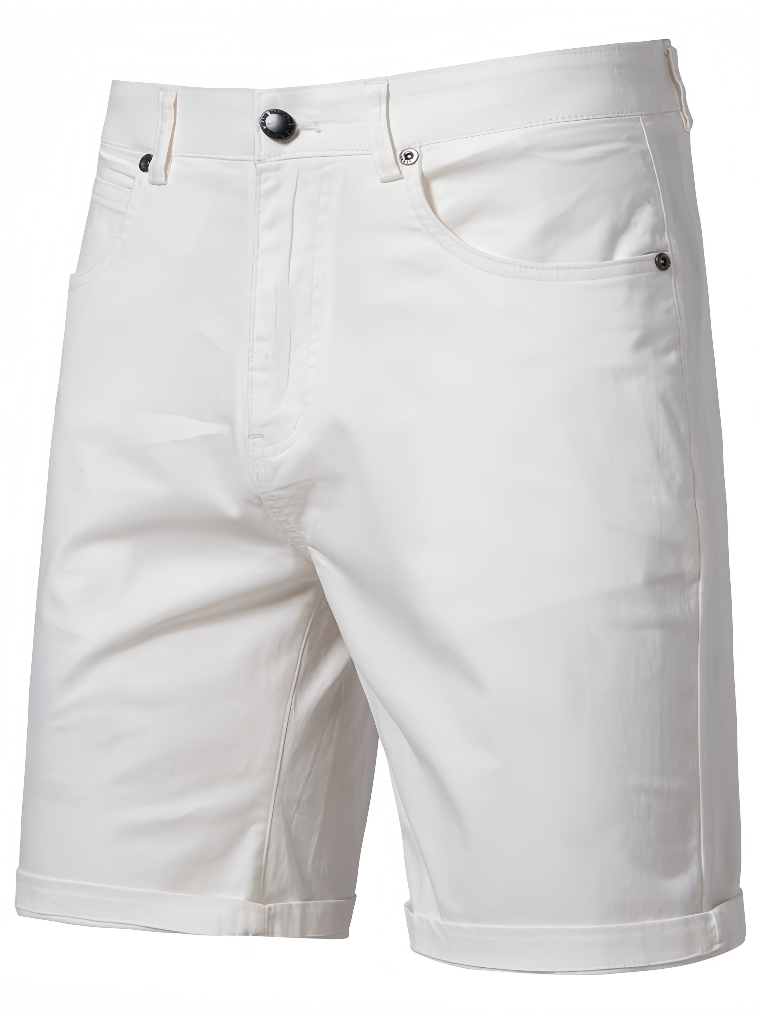 กางเกงขาสั้นผ้าฝ้ายลำลองสำหรับ - Shorts Chino Slim บทวิจารณ์และราคา