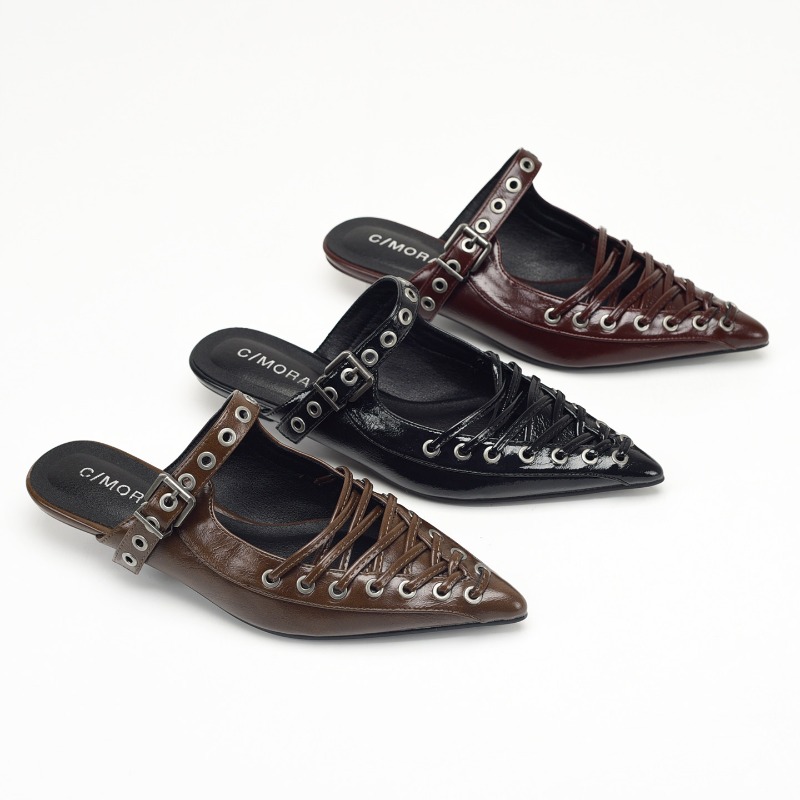 รองเท้าส้นเตี้ยแบบผูกเชือกสำหร - Casual Sandal Leather บทวิจารณ์และราคา